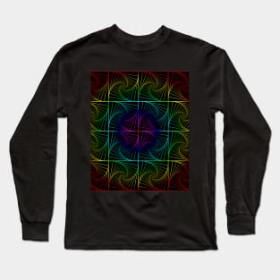 Psychedelic rainbow Long Sleeve T-Shirt